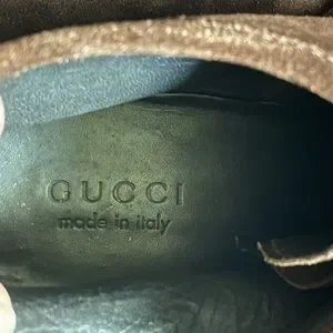 Gucci | Shoes | Rare Vintage Gucci Mens Dark Brown Suede  display picture 2